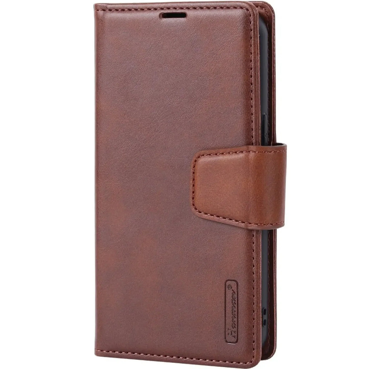 Hanman 2 in 1 Detachable Magnetic Flip Leather Wallet Cover Case for iPhone 15