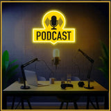 Podcast UV Neon Sign