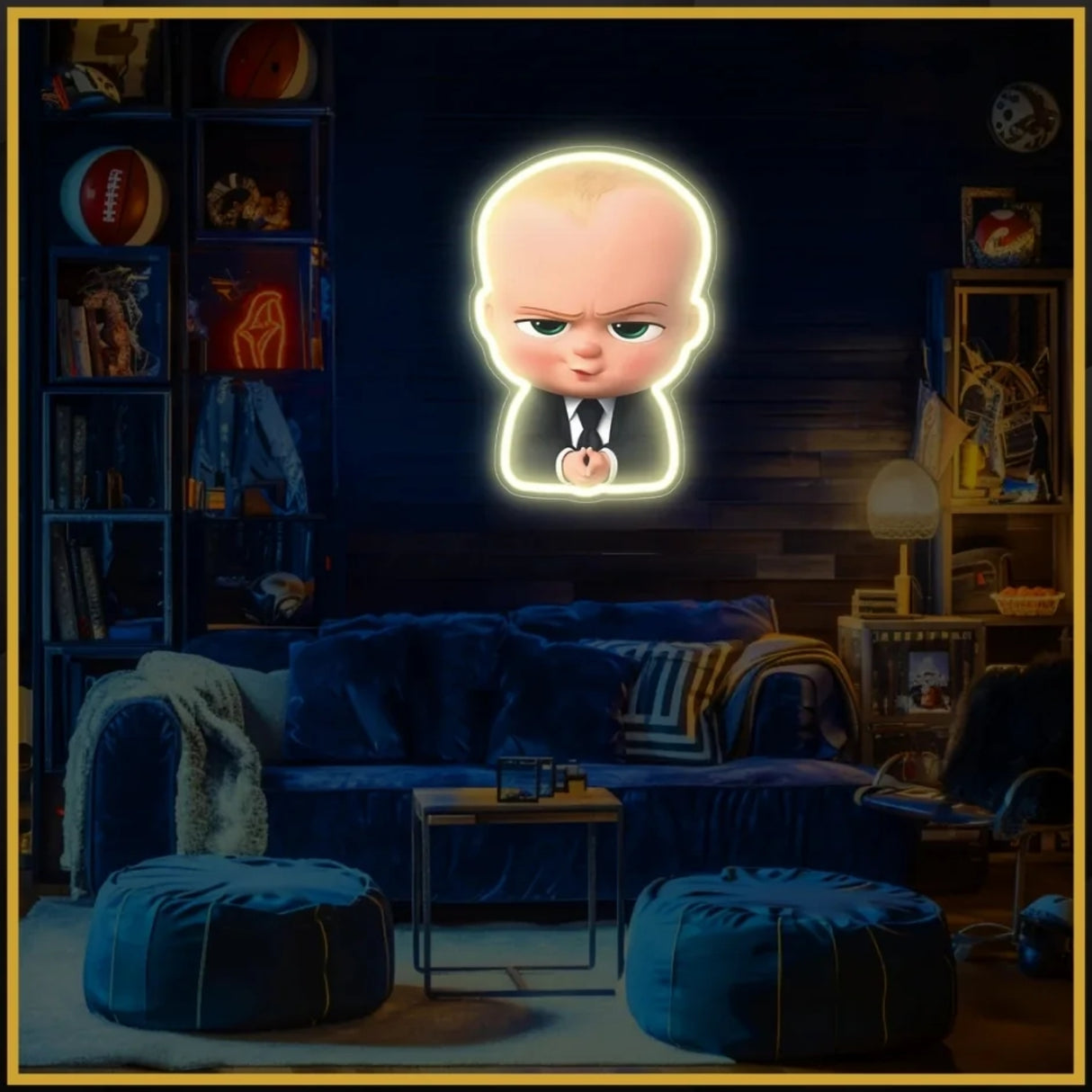 Boss Baby UV Neon Sign