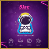 Astronaut Gaming UV Neon Sign