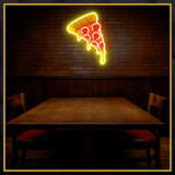 Pizza Slice UV Neon Sign