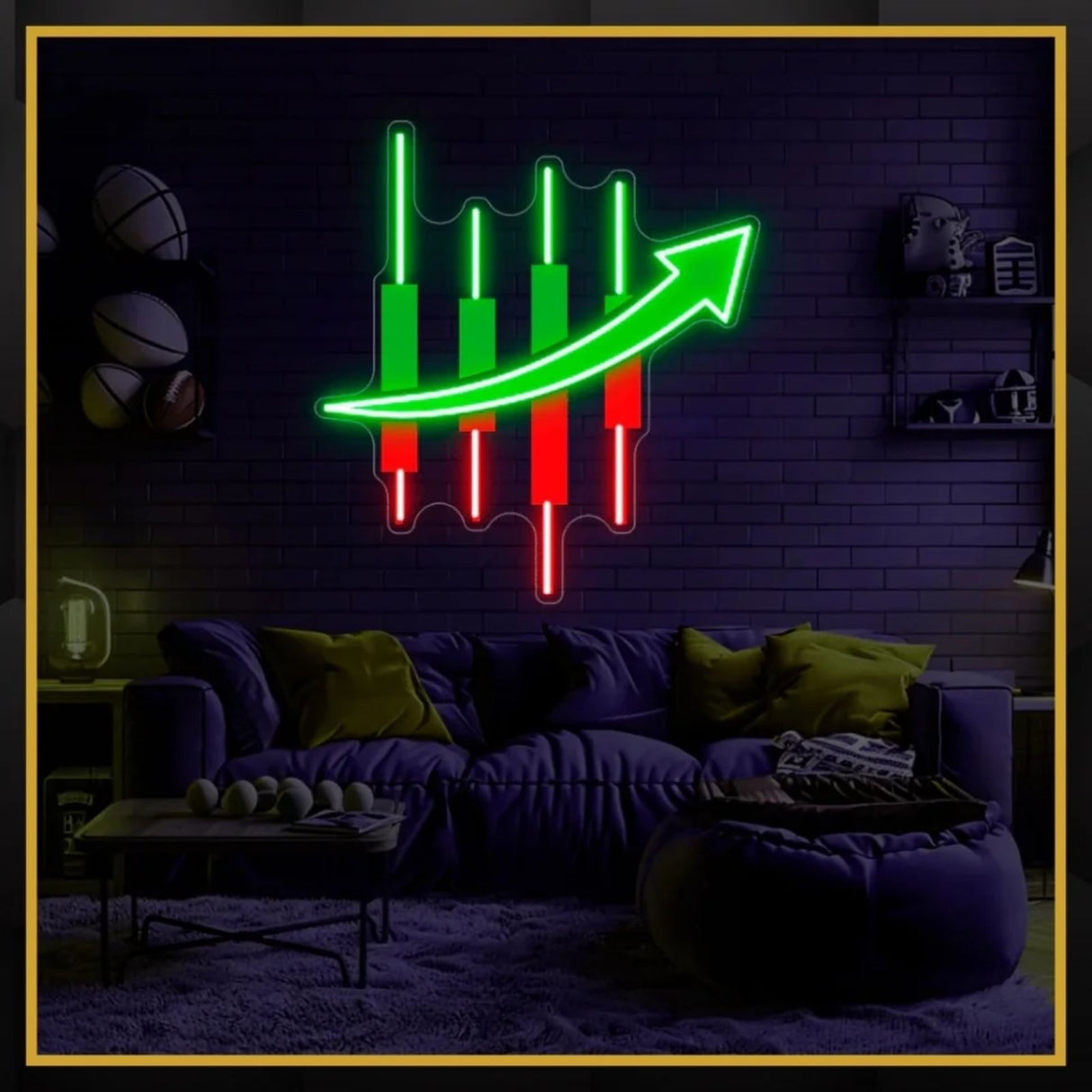 Trading UV Neon Sign