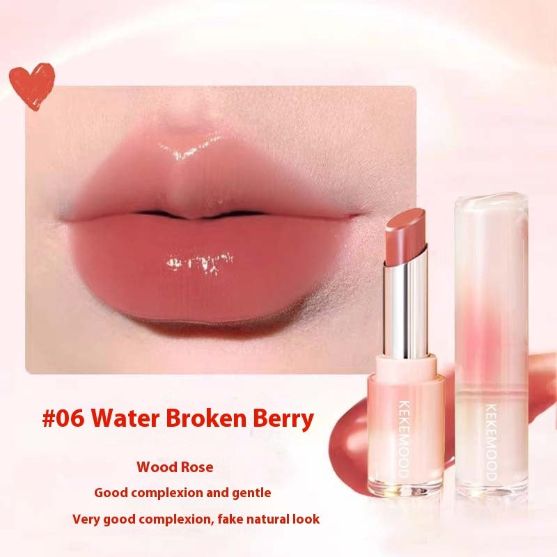 Lingguang Lipstick Mirror Water Light Solid Lip Lacquer White