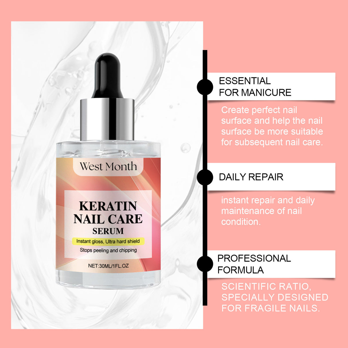 Nail Care Solution Moisturizing And Tough