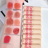 Mousse Velvet Lip Mud Matte Finish Velvet White Lip Gloss