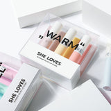 Net Red Waterproof Not Fading Female Student Models 3 Colors Lip Gloss Gift Box