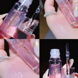 Three Per Package Transparent Water Light Lip Gloss Pearlescent Lip Lacquer Glass Lip Moisturizing And Nourishing Natural Jelly Color