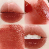 Lipstick Apricot Orange Square Rod Texture Is Clear And Moisturizing Colored And Waterproof