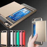 Slide Card Phone Case Protective Cover