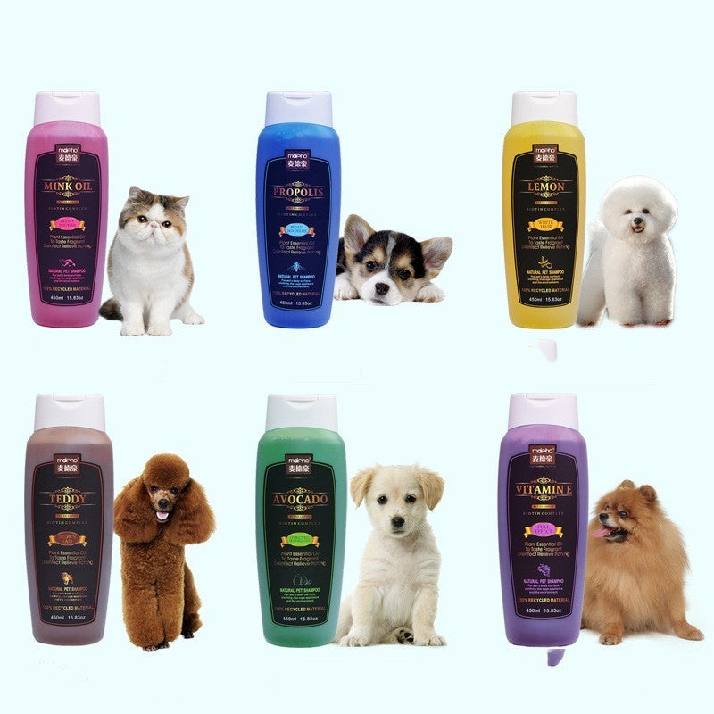 Pet dog shower gel