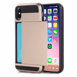 Slide Card Phone Case Protective Cover