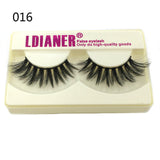 100% Mink Eyelashes 25mm Wispy Fluffy Fake Lashes