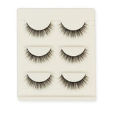 Compatible with Apple, 3 pair false eyelashes mink hair lashes Slim curly raised fake Eyelasehe extension Cilios Posticos makeup