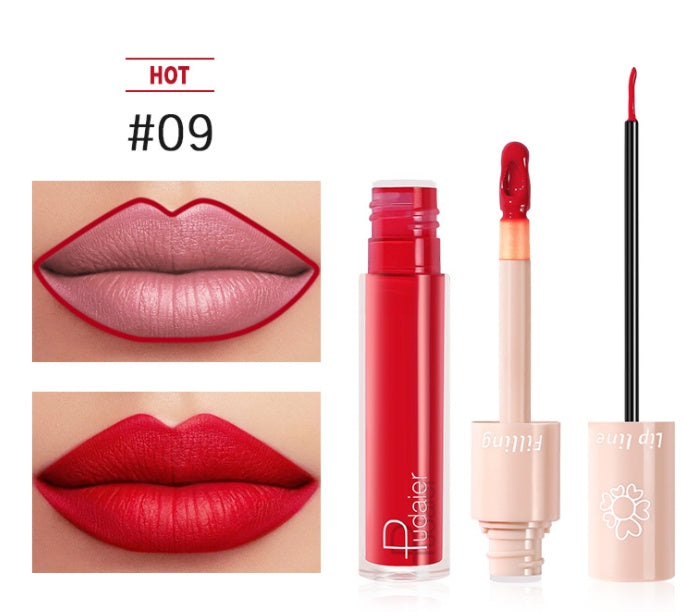 Pudaier Dual Lipstick Lip Gloss Liquid Lipstick