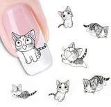 1 Sheet Cat Nail Art Sticker