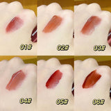 Pinkyfocus Gold Nugget Cube Foundation Mirror Lip Lacquer Lasting Moisturizing No Stain On Cup