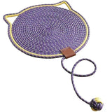 Woven Cotton Cord Cat Pets Scratching Pad Self-hi Ball Integrated Pet Products