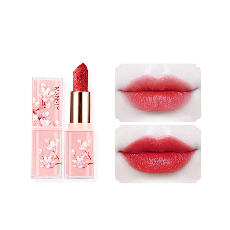 Carved Velvet Matte Lipstick Cheap Waffle Skin Whitening And Moisturizing