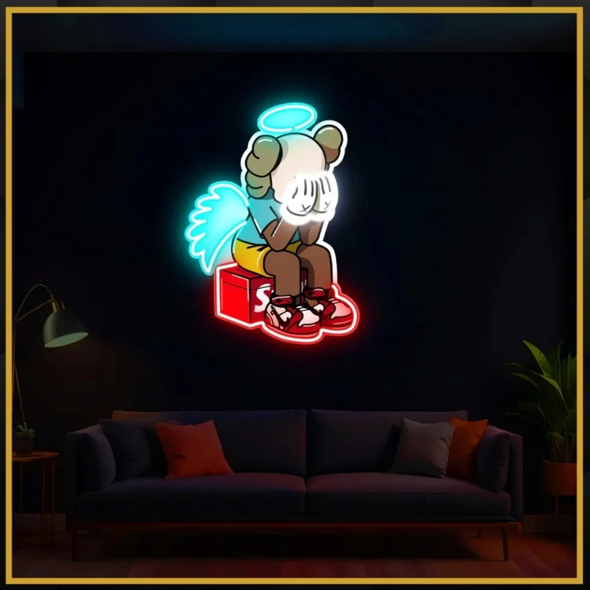 Clown UV Neon Sign