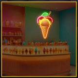 Ice Cream UV Neon sign