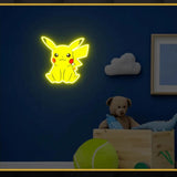 Pikachu UV Neon Sign