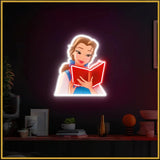 Belle UV Neon Sign