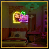 Rapunzel UV Neon Sign