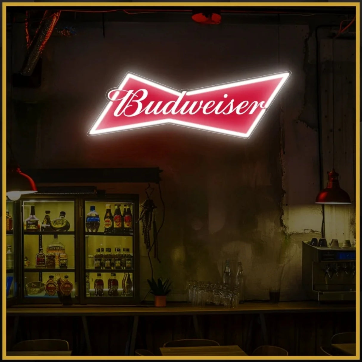 Budweiser UV Neon Sign