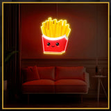 Fries UV Neon Sign