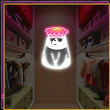 We Bare Bears Panda UV Neon Sign