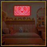 PPG Heart UV Neon Sign