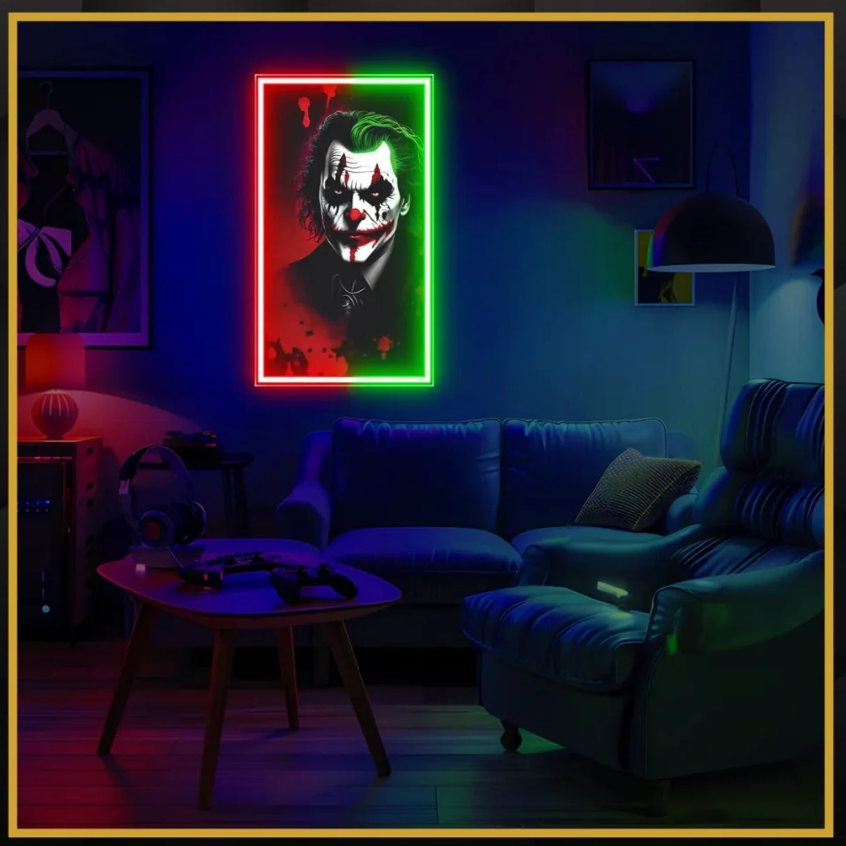 Joker UV Neon Sign