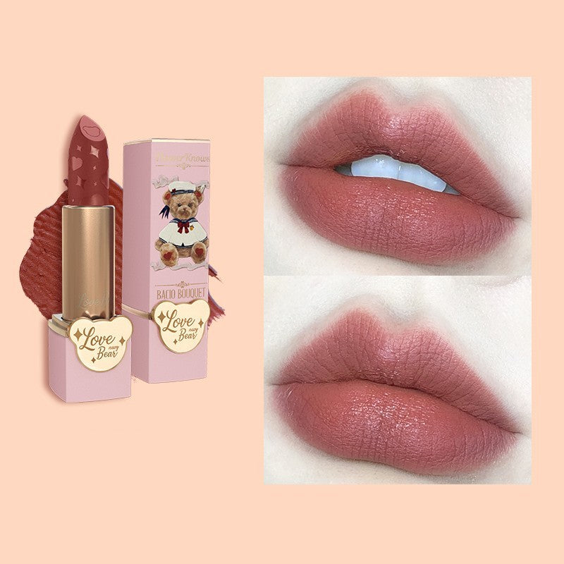 Flower Know Lipstick Circus Dry Rose Color Students