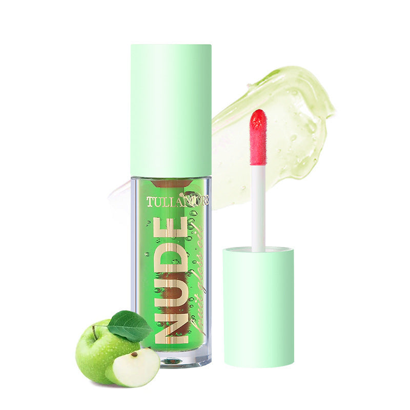 Temperature Change Fruit Lip Gloss Mirror Water Light Lip Lacquer