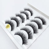 Multi-layer Three-dimensional Thick Big Eye Five Double Pairs Of False Eyelashes