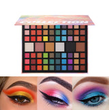 66 Color Eyeshadow Palette Professional Eye Shadow Matte Shimmer Makeup Palette Highly Pigmented Long Lasting Waterproof Eye Shadow