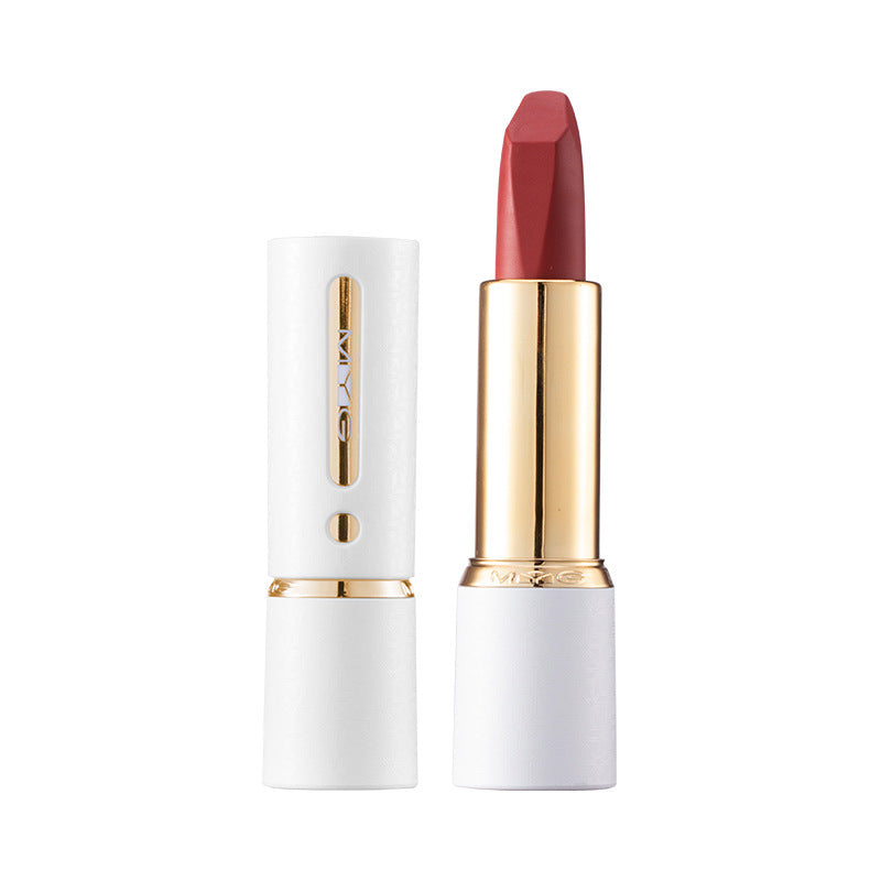 Matte Waterproof And Sweat Resistant Color Display Small White Tube Lipstick