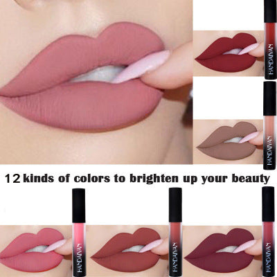 Charm color matte Velvet Matte Lip gloss lip matte glaze with matte lipstick liquid lasting authorization