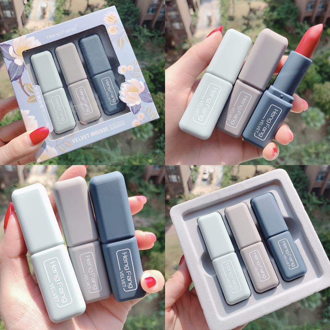 Fall winter Velvet Matte matte Morandi lipstick set