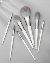 ZOREYA silver foxtail 10 makeup brushes