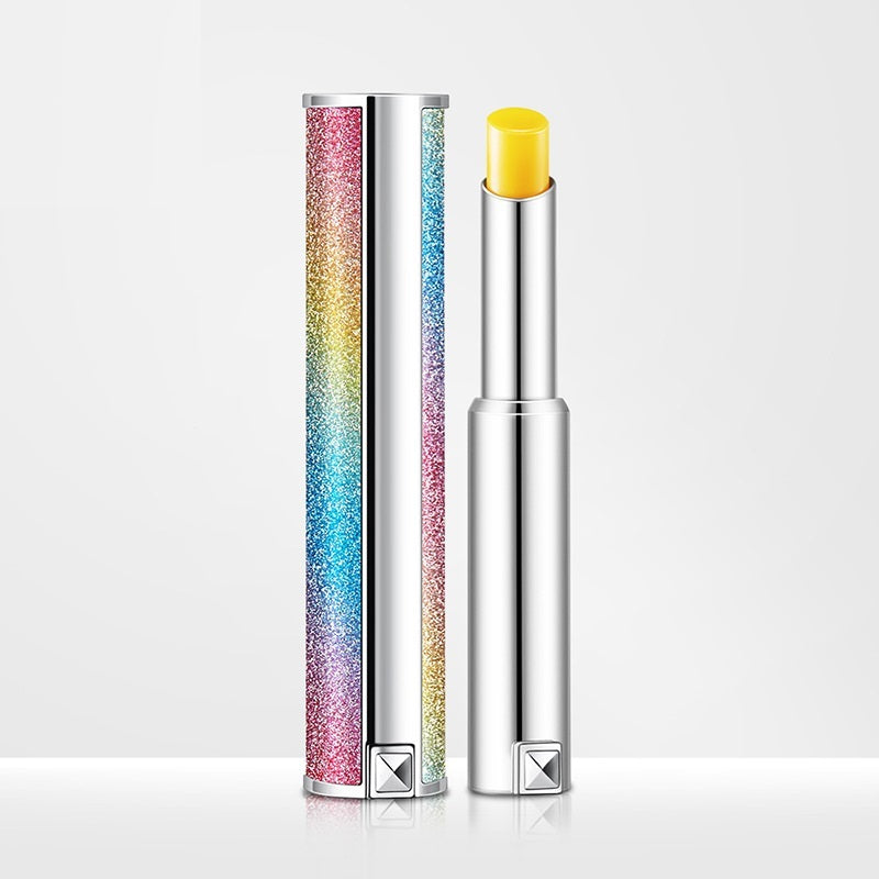 Rainbow starry sky temperature gradient lipstick