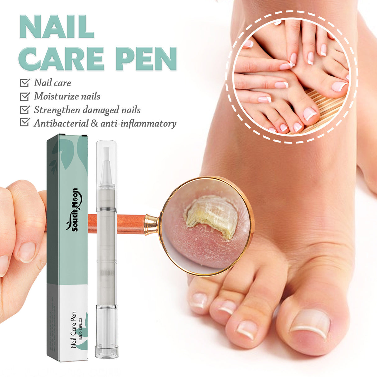 Nail Repair Pen Nail Removal Dead Skin Barbed Gray Nail Care Nutrition Moisturizing Repair Pen