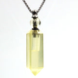 White crystal perfume bottle