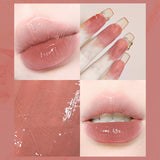 Ice-through Lip Glaze Moisturizing And Shiny Mirror Jelly Is Not Easy To Decolorize