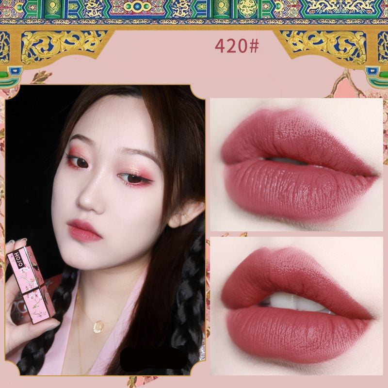 Jinse peach velvet love lipstick