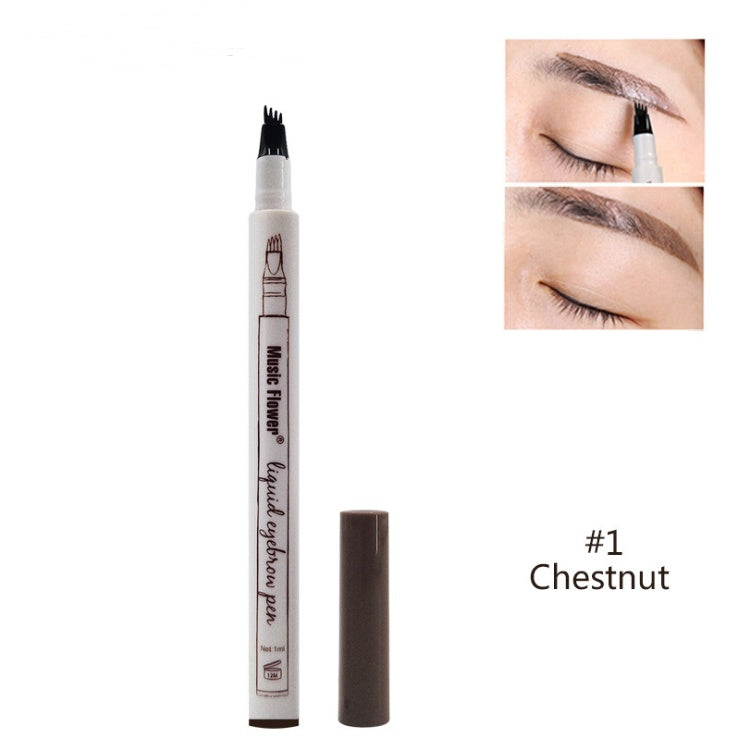 Three - or four-headed eyebrow pencils are waterproof and long-lasting