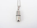 Perfume bottle pendant necklace