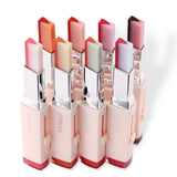 Three-dimensional two-color V-shaped lipstick