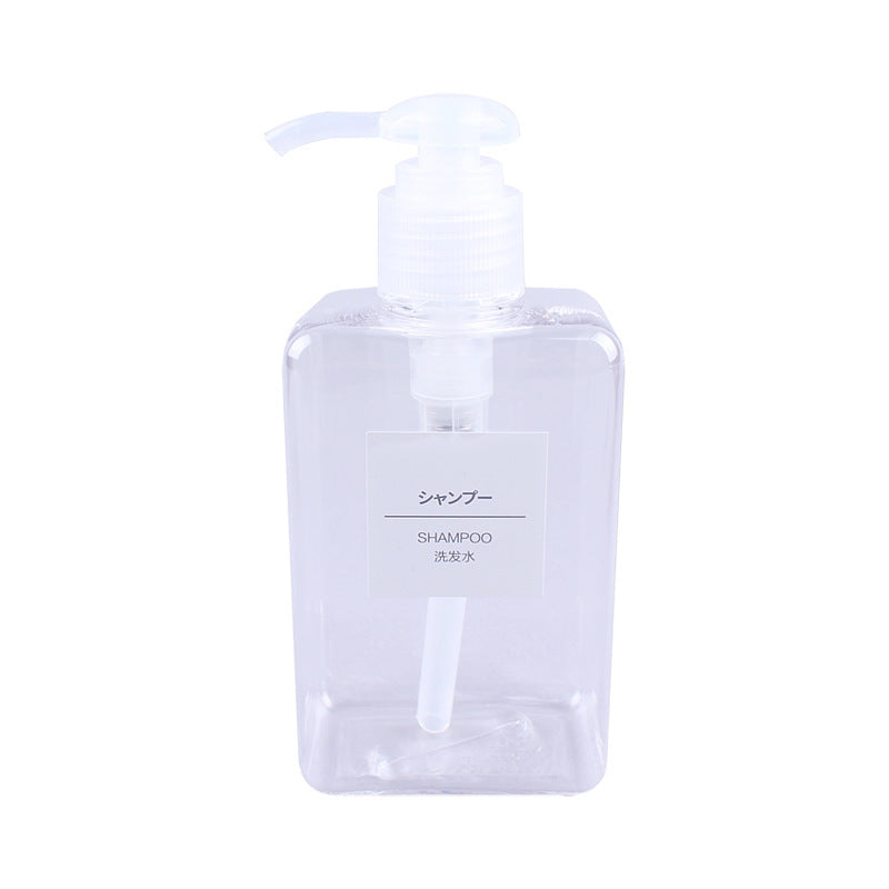 PETG Replacement Lotion Empty Bottle Press 100-450ML Cosmetic Shampoo Shower Gel Sub-bottle