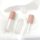 Round Rubber Matte Lip Gloss Tube Short Lip Stain Empty Bottle